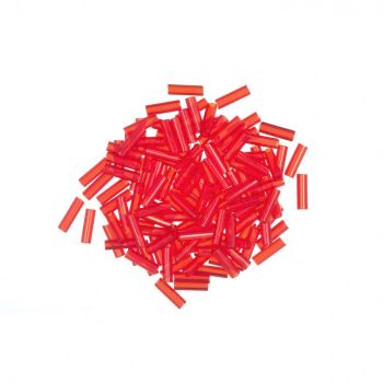 72013 Red Red Small Mill Hill Glass Bugle Beads
