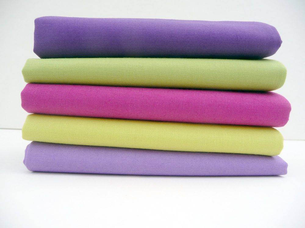 FQB15 Coleus Leaves Fat Quarter Quilting Fabric Bundle | Makower