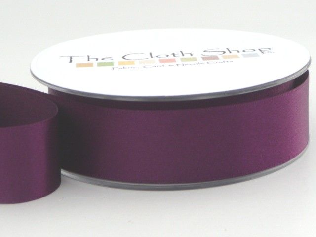 Double Satin Ribbon Liberty Purple 3501-952 - All Widths - Berisfords