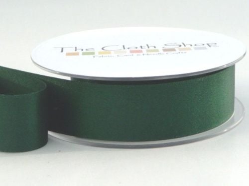 Double Satin Ribbon Forest Green 3501-969