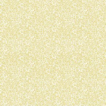 2182Q - Metallic Swirls - Cream Quilting Fabric