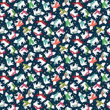 2239B Polar Bears on Blue