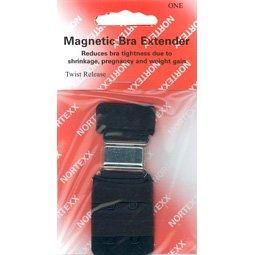 Magnetic Bra Extender / Fastener - Black - 30mm
