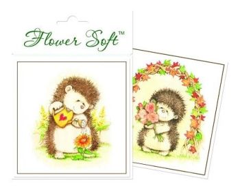Hedgehog Friends - Flowersoft cards