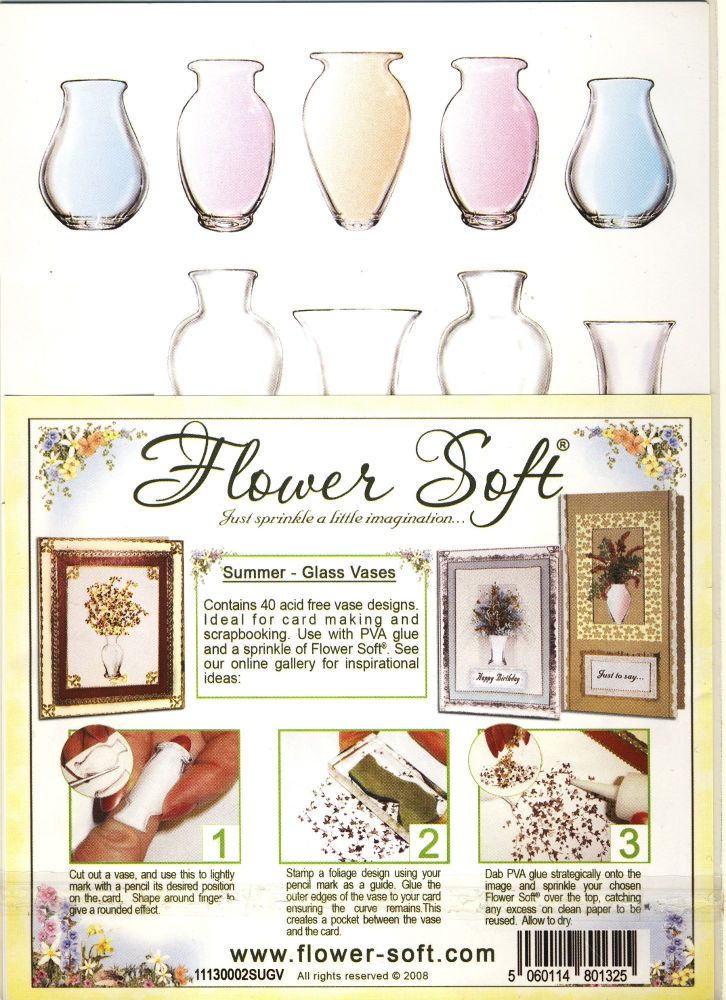 Summer Glass Vases - Flowersoft cards