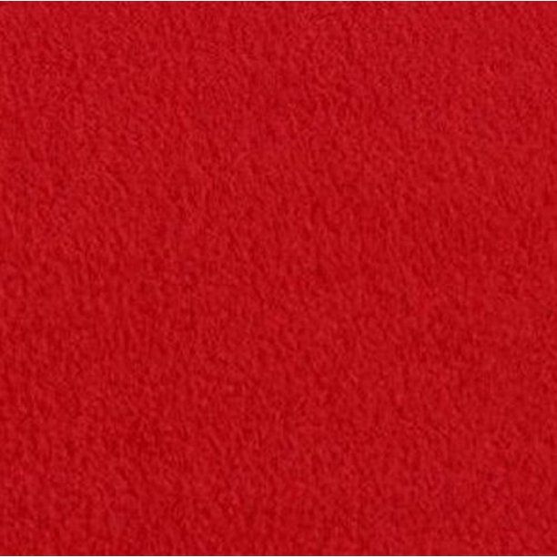 L0744 Red Polar Fleece Fabric | Wide | Anti-Pill Polyester
