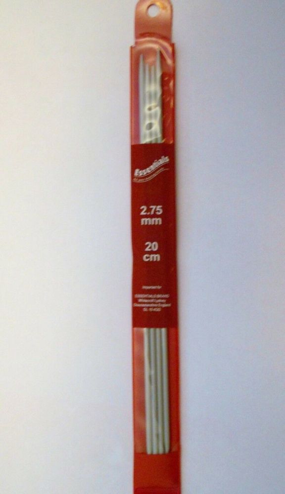2.75mm Double Ended Set of 4 Needles
