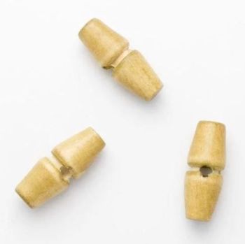 CW31-20mm Wood Baby Toggle 20mm Button x 10