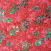 4427-10 Batik - Red - Hand Dyed Cotton Fabric Sold in FQ, 1/2m, 1m Lengths