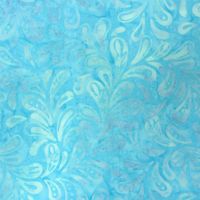 6613-84 Batik - Blue Hand Dyed Cotton Fabric
