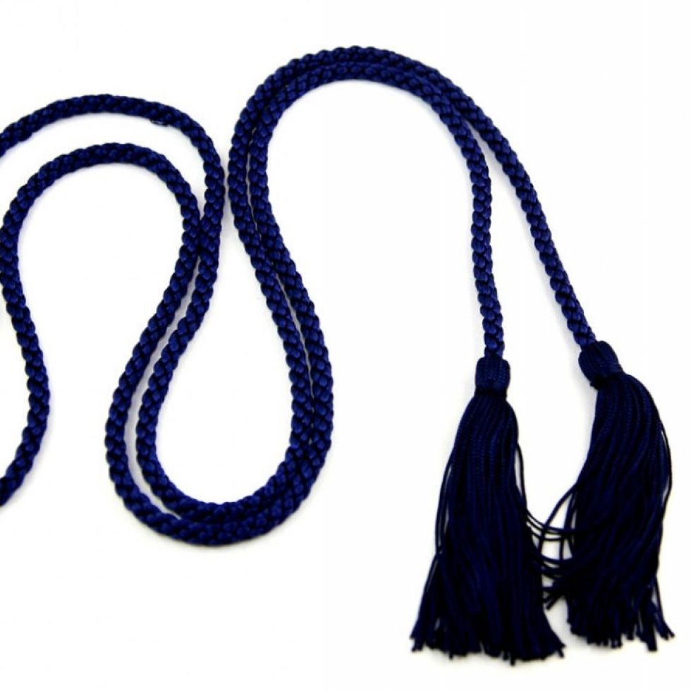 9075 Navy Dressing Gown Cord
