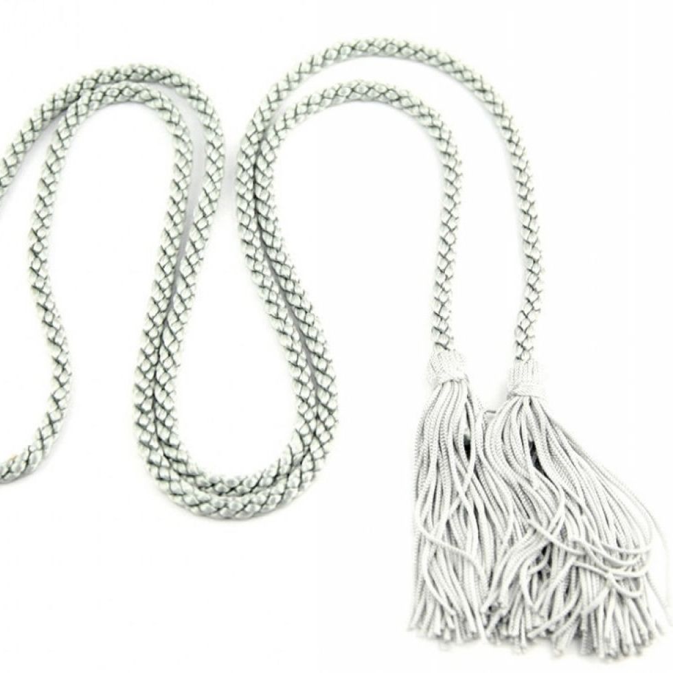 9075 Silver Grey Dressing Gown Cord