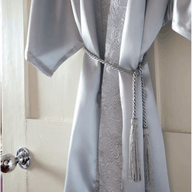 9075 Silver Grey Dressing Gown Cord