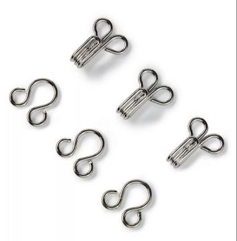 Hooks & Eyes Silver 71830