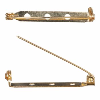 Gold Brooch Back Fastenings 1880-06