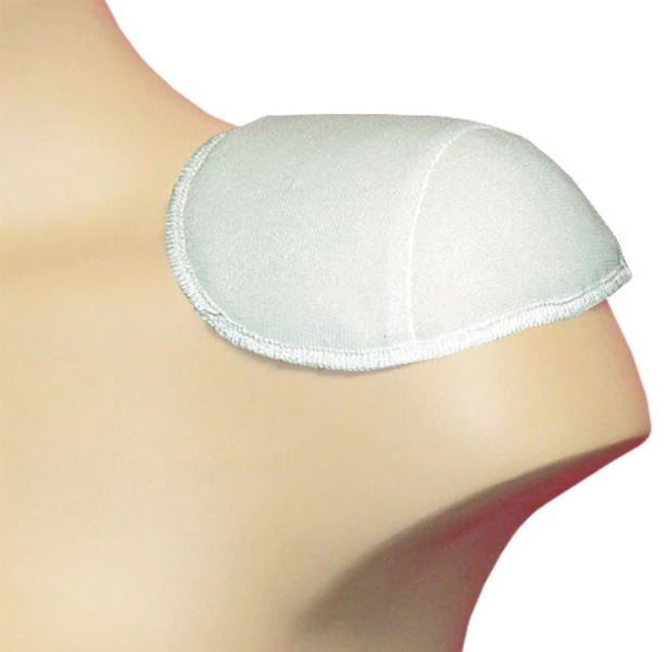 White Raglan Shoulder Pads - Medium NSP11