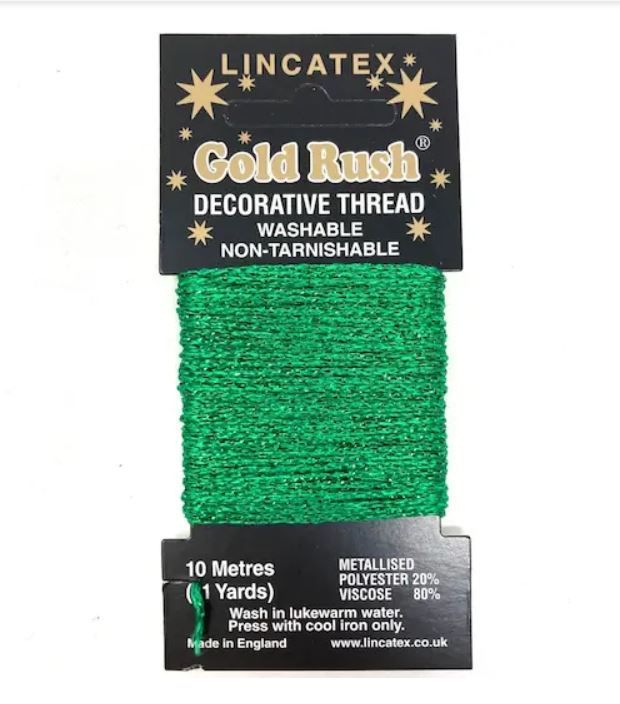 Green - Gold Rush Decorative Thread