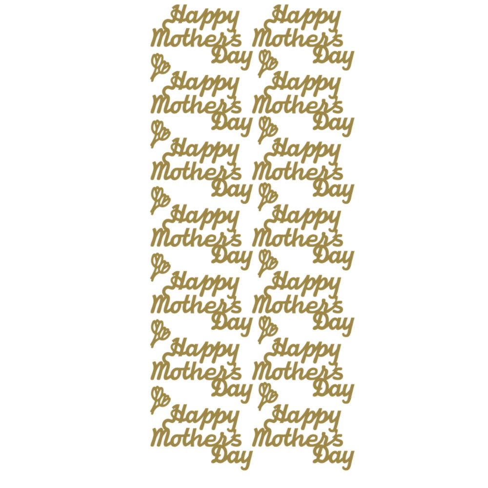 Happy Mothers Day - Gold 1.1430