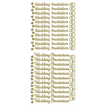 Wedding Invitation - Gold 1.1640