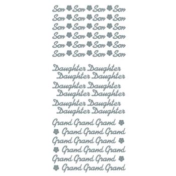 Son, Daughter, Grand - Silver 1.1671
