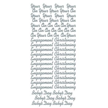 On Your Engagement/Christening - Silver 1.1681