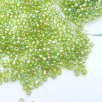 Light Green AB Rocaille Seed Beads BC7228