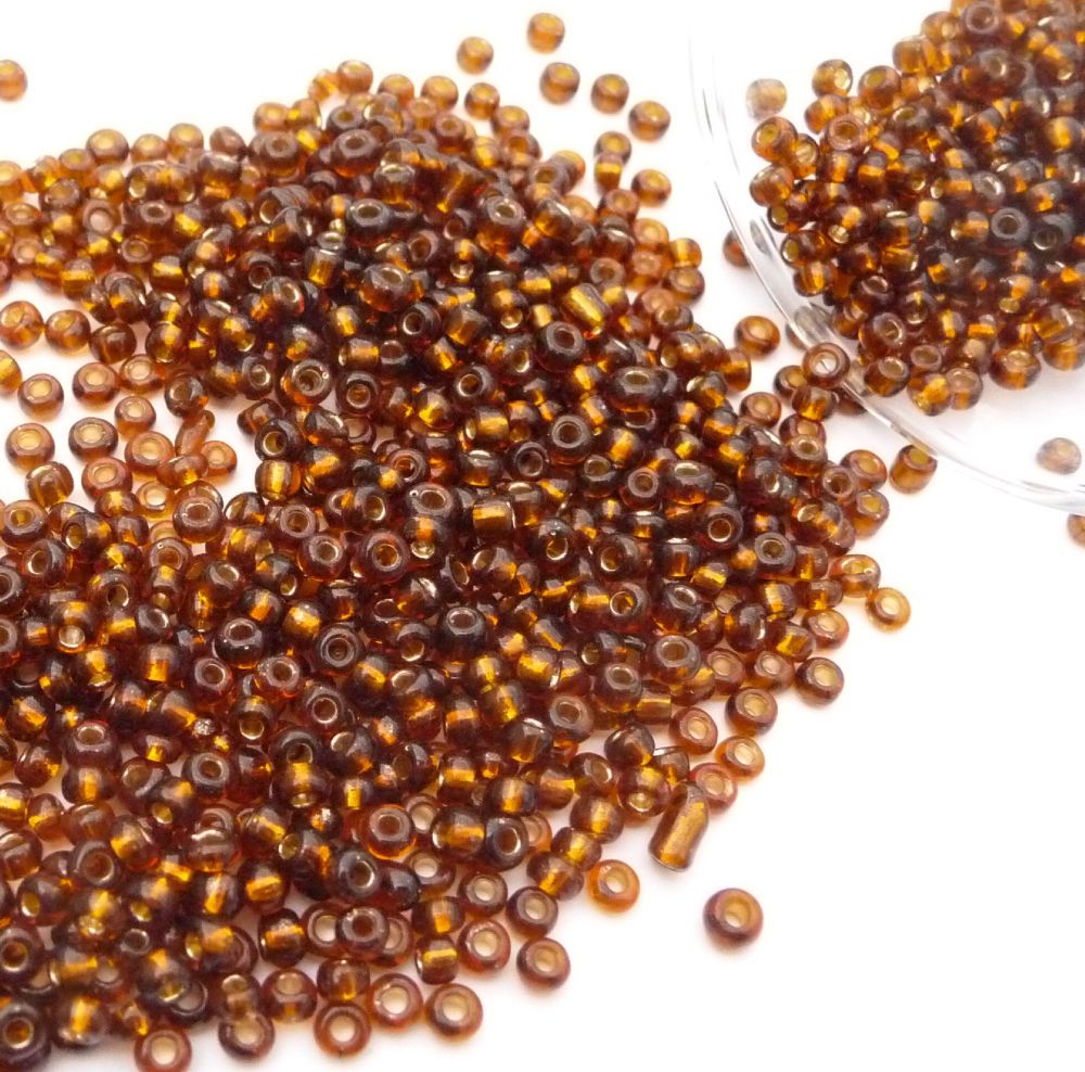 Brown Rocaille Seed Beads BC7236