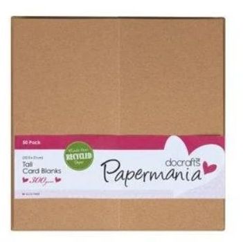 Tall Card Blanks - Recycled Paper (50) PMA150622