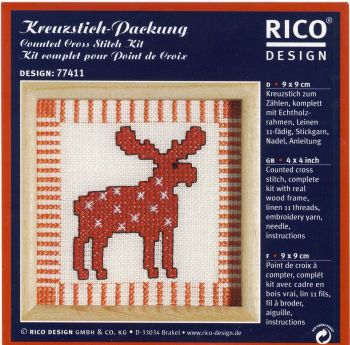 Scandi Cross Stitch - Elk - 77411-54-00