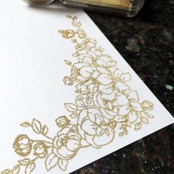 Pearlescent Gold Embossing Powder SF02