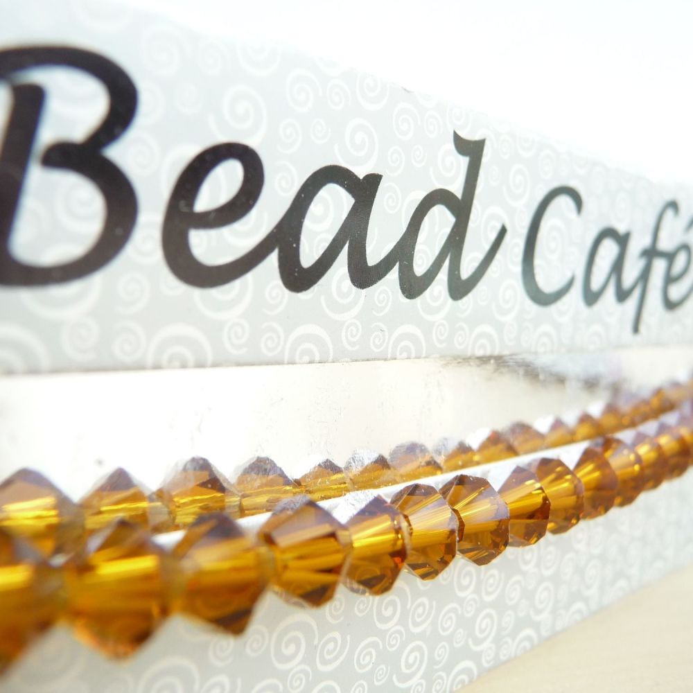 Bronze Faceted Beads 6mm BC7313