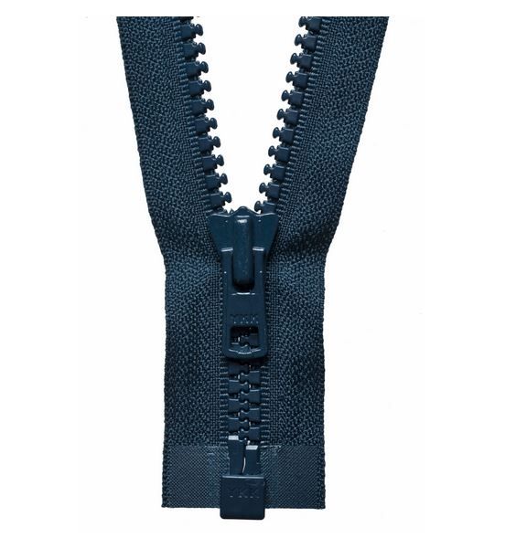 Navy Blue - 14" Open Ended Chunky Zip