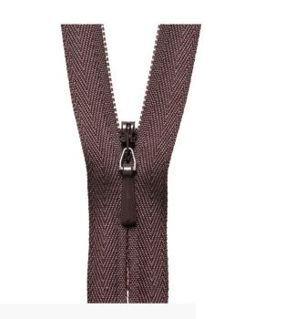 9 " Dark Brown Invisible Zip - 570 Inv9-dkbrown