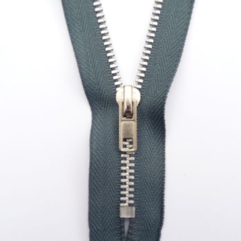 Trouser Zip - 7" Mid Grey