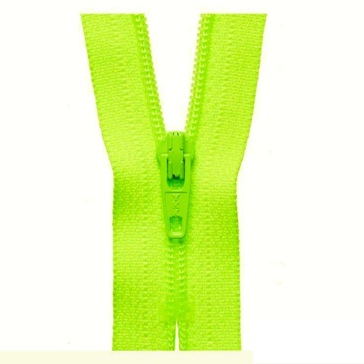 Fluorescent Green Zips - 535flogreen