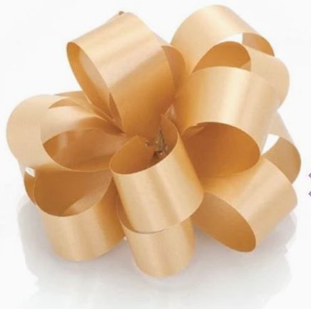200304 Old Gold Floristry Ribbon - 50mm Wide