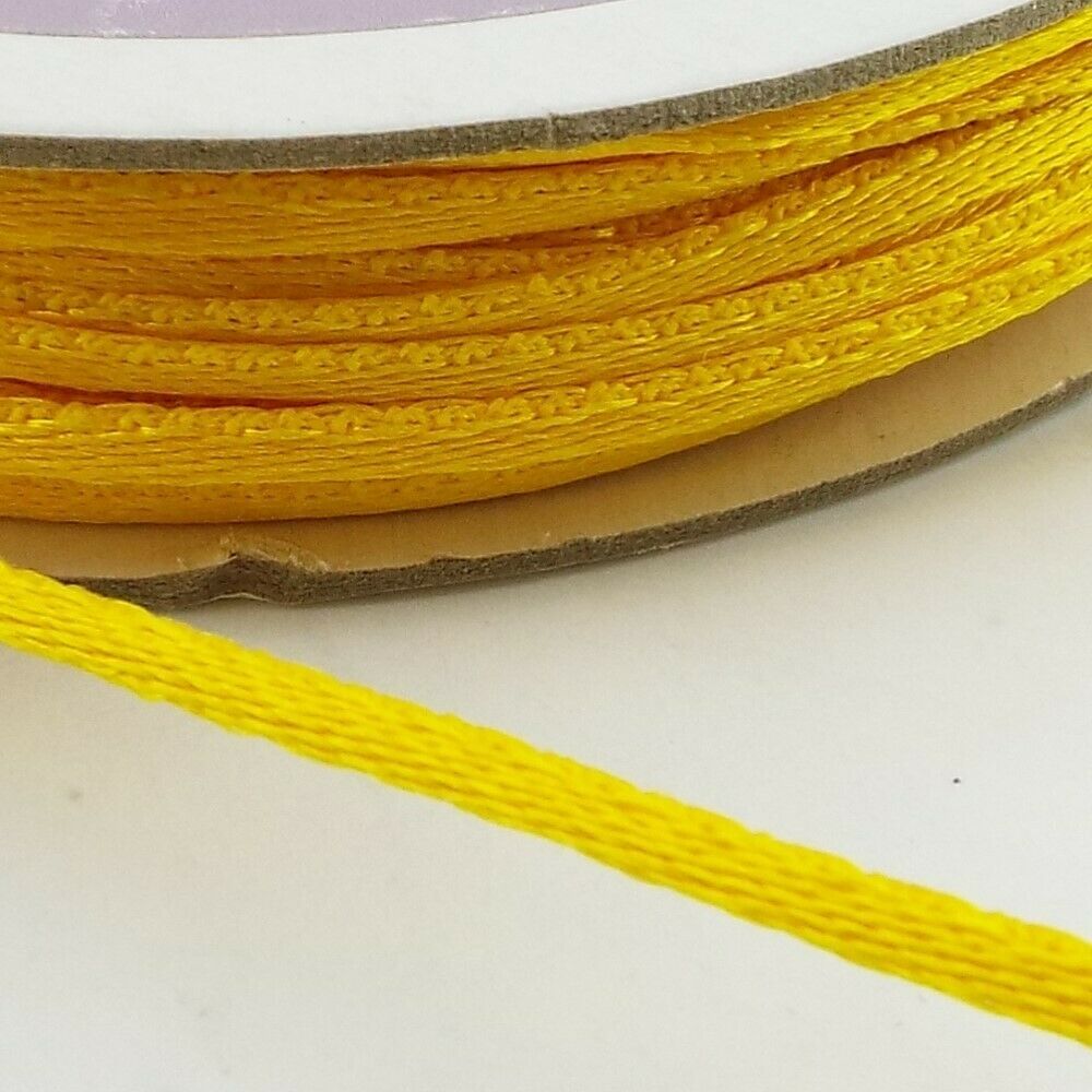 8692-679 Yellow Rat Tail Satin Cord
