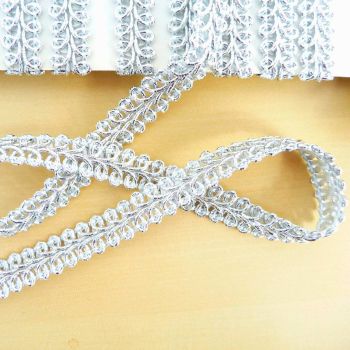 JT1L-S Loop Braide - Silver Lurex