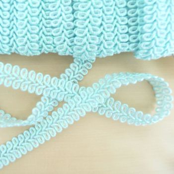 JT1AB-B Loop Braide - Sparkly Aqua Blue