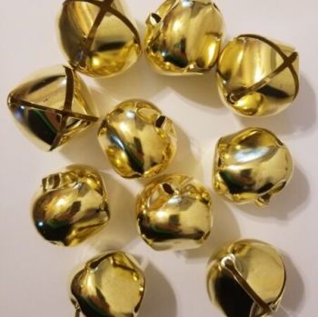 CX16G-10 Round Bells - Gold 10mm x 10