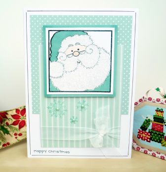 Handmade Card - Santa's Head
