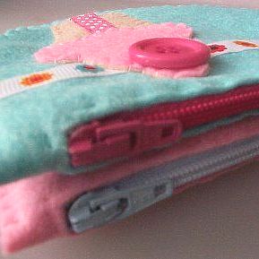 Childrens Easy Sew Purse Kit  - Turquoise