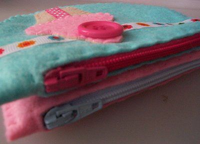 Childrens Easy Sew Purse Kit  - Pink
