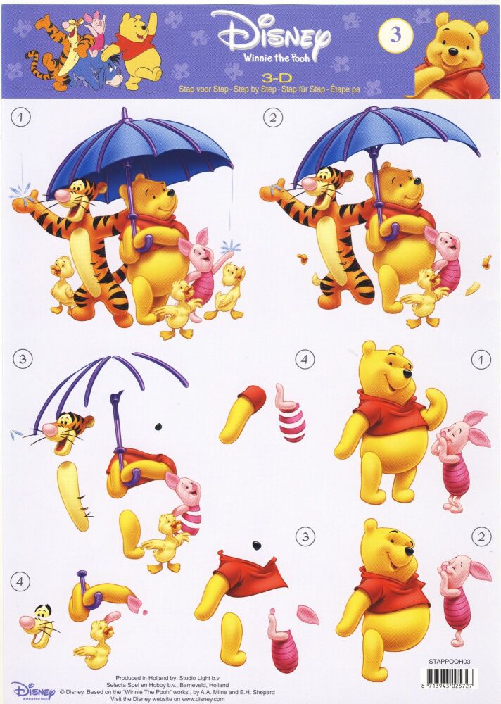 Disney's Winnie The Pooh Decoupage 03