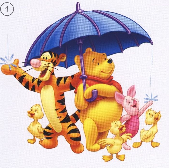 Disney Winnie the Pooh with Friends Satin 1 Ribbon, 1 Each