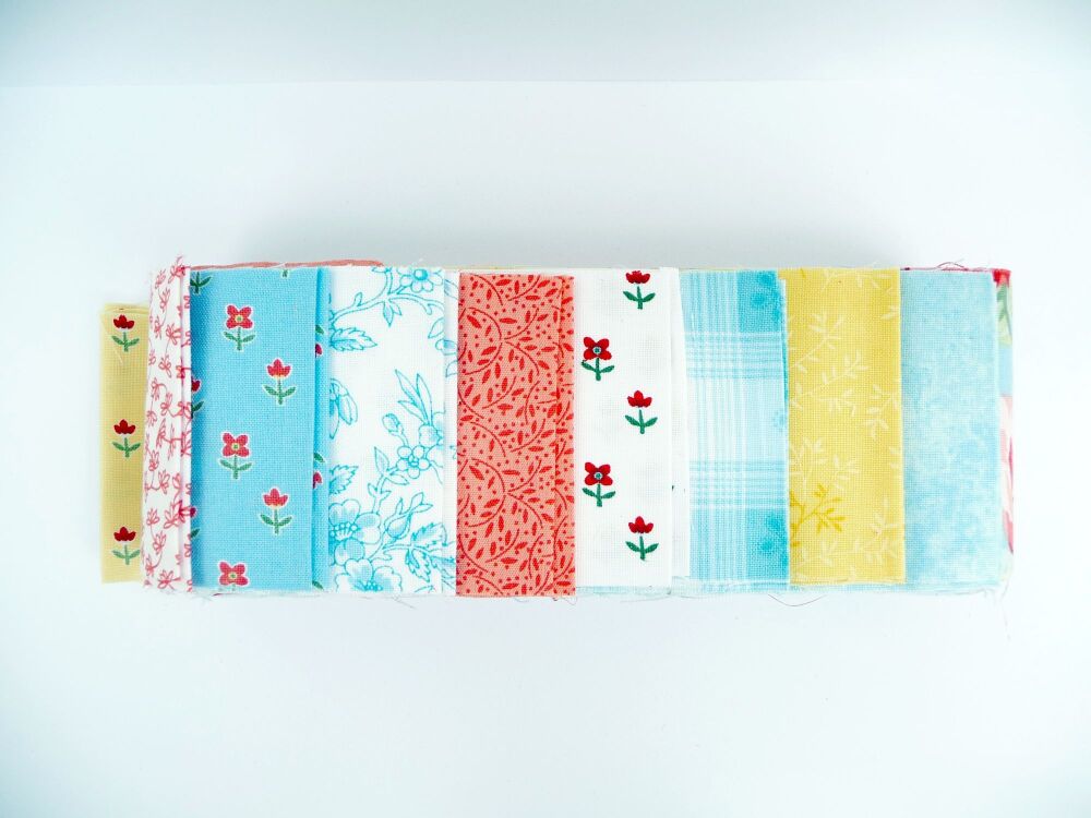 Jelly Strips - Summer Blossoms Quilting Fabrics - J20-2004