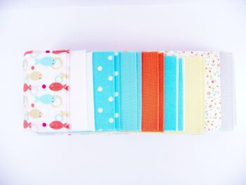 Jelly Strips- Fishes Quilting Fabrics- J20-2009