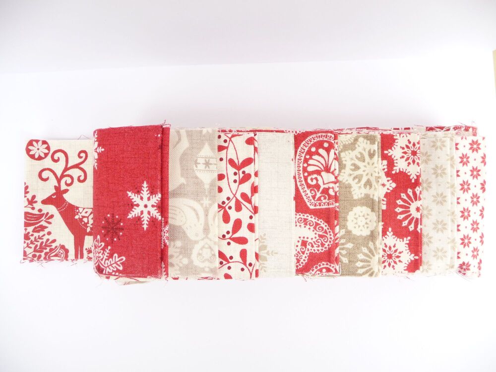 Jelly Strips - Christmas Scandi Quilting Fabric - JX20-2008