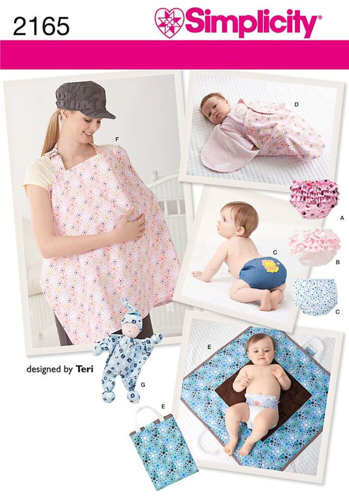 Simplicity 2165 Babies Accessories Sewing Pattern