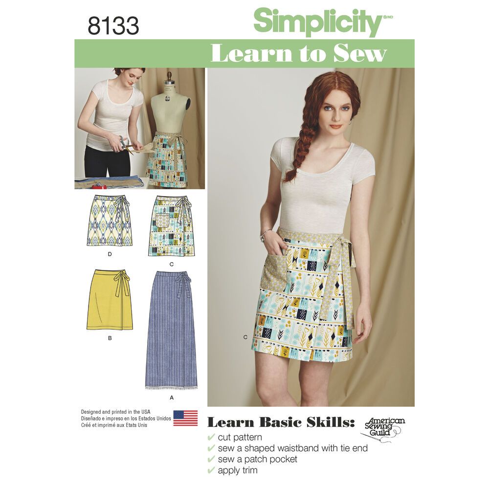 Simplicity 8133 Learn To Sew Sewing Pattern